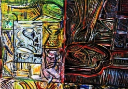 Broken Vessels:Black and Red, Detail